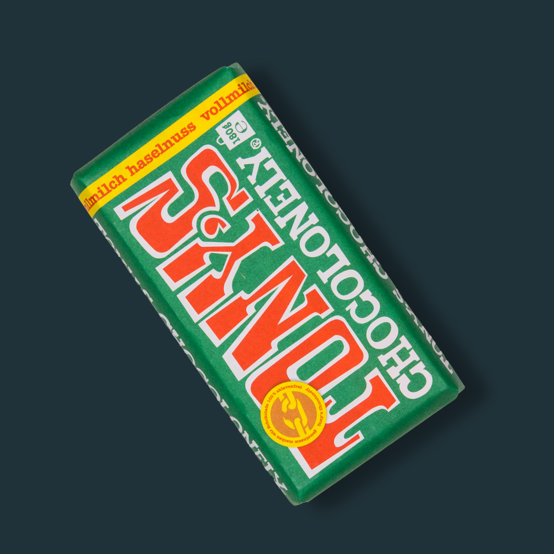 Haselnuss-Vollmilch-Schokolade von Tony's Chocolonely