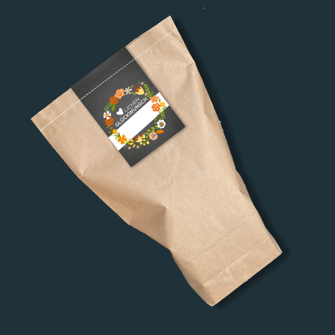 Geschenktüte "Herzlichen Glückwunsch"