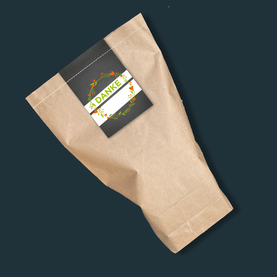 Geschenktüte "Danke"