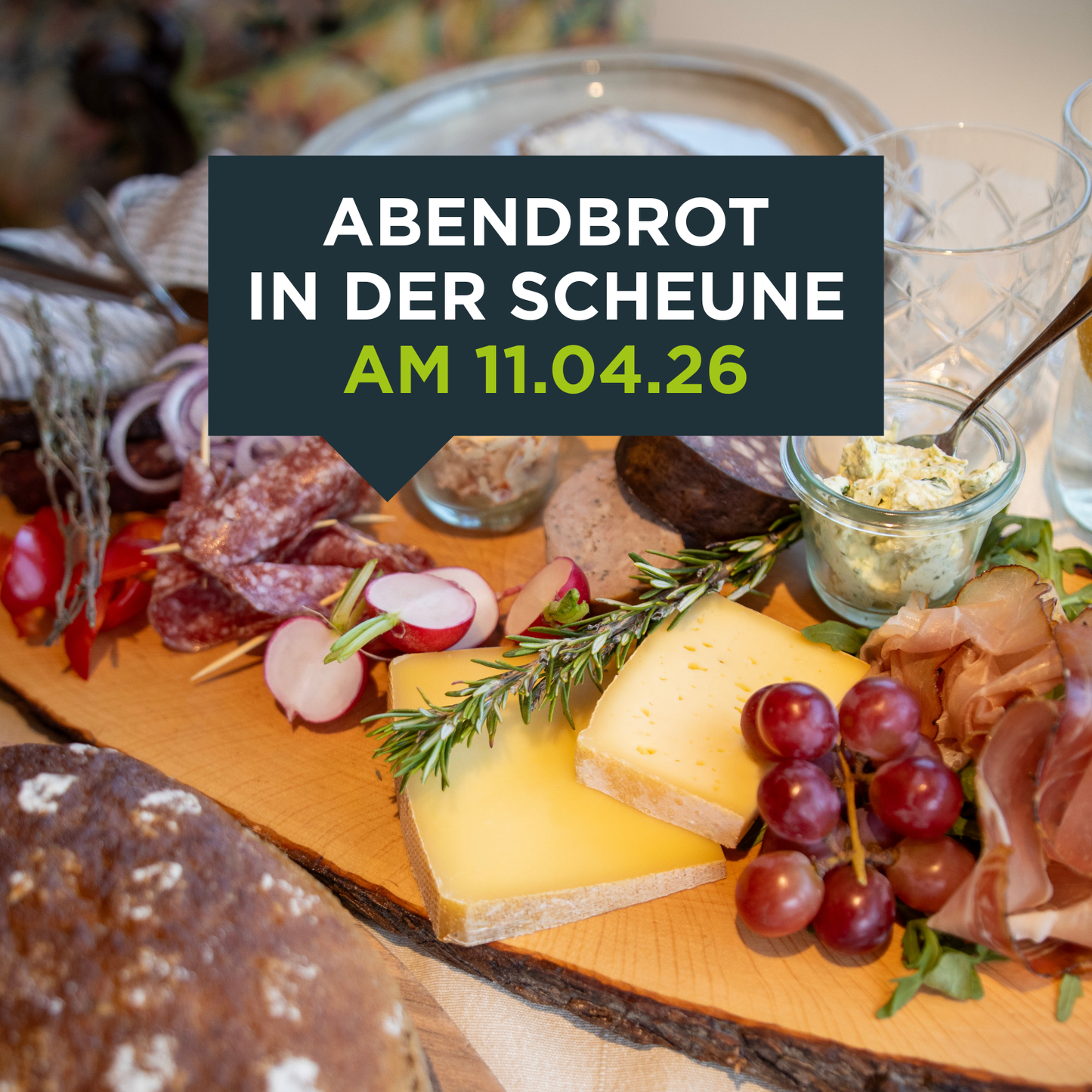 11.04.26: Abendbrot in der Scheune
